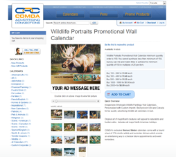 Comda - Wildlife Portraits Promotional Wall Calendar